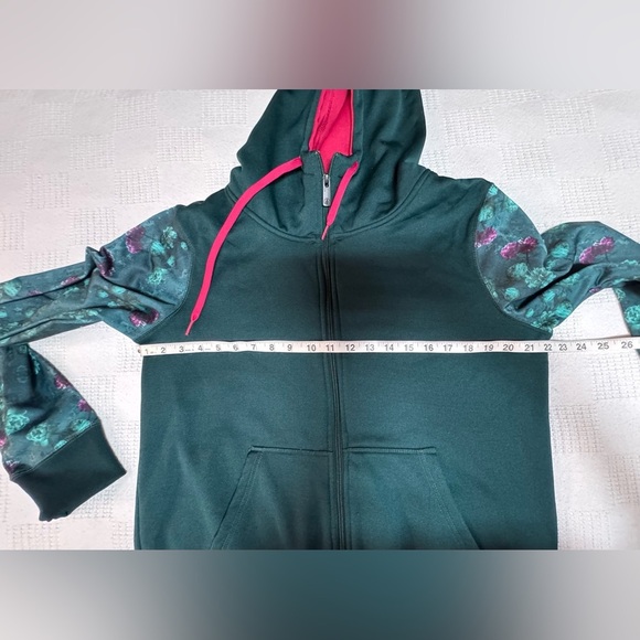Volcom Hoodie with Pink and Green Accents - Picture 7 of 14